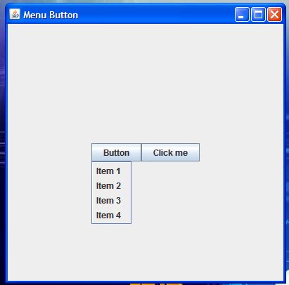 Show Popup menu on JButton Click — Java Demos