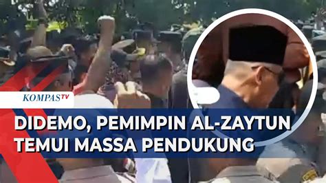 Didemo Pemimpin Al Zaytun Panji Gumilang Temui Massa Pendukung Youtube