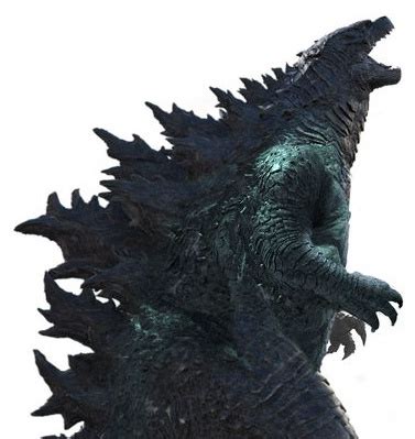 Godzilla's dorsal spines in Godzilla vs. Kong footage