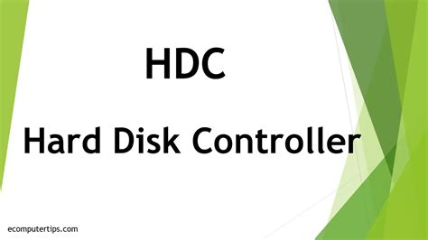 What Is A Hdc Hard Disk Controller