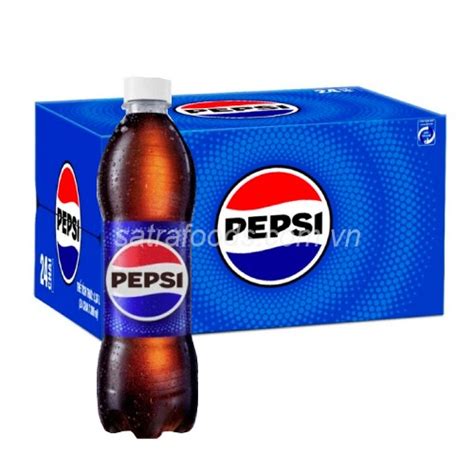 THÙNG 24 NƯỚC NGỌT PEPSI CHAI PET 390ML