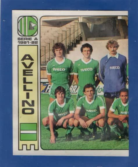 Figurina Calciatori Panini N Avellino Squadra Sx Rec Removed