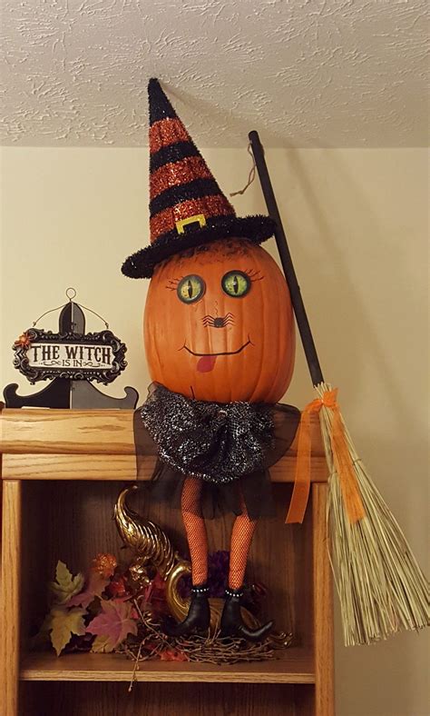 Pumpkin Decorating Ideas Witch Pumpkin Pumpkin Decorating Pumpkin