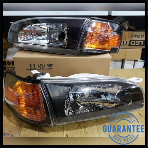 Jual Lampu Depan Head Lamp Headlamp Sen Kristal Black Corolla Allnew