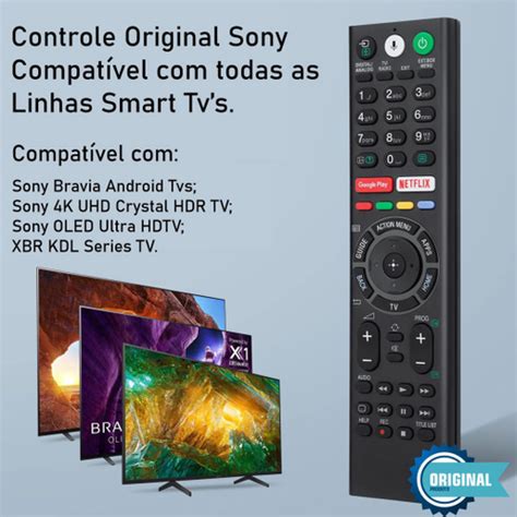 Controle Original Para TV Sony RMF TX310B Microfone No Shoptime