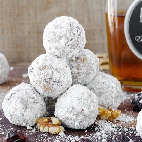 No Bake Gingersnap Brandy Balls Chef Lindsey Farr