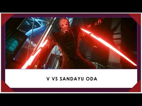 Cyberpunk Major Boss Fight Sandayu Oda Youtube