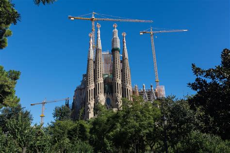 Barcelona Spanien La Sagrada Familia Stock Photo Bei