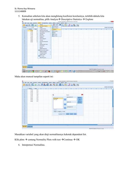 Analisis Korelasi Dengan Spss Pdf