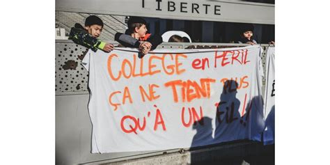 Montbéliard 90 De Grévistes Au Collège Guynemer Pour Réclamer Davantage De Moyens Humains