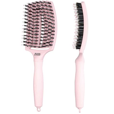 Olivia Garden Finger Brush Combo Szczotka Do W Os W Pastel Pink Large