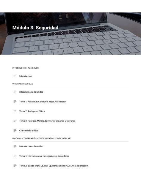 M3 informatica aplicada modulo IN TR ODUCCIÓN AL MÓDULO UN IDAD 5