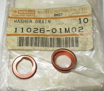 Genuine Nissan Oem Pack Of Oil Drain Plug Crush Washers Nissan