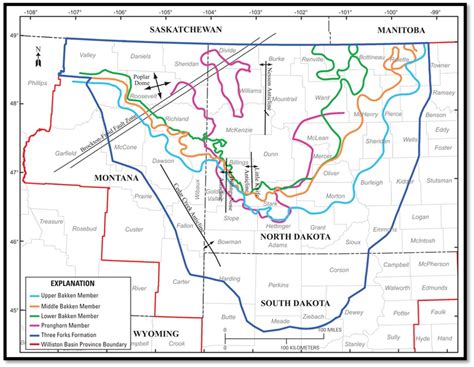 Bakken And Three Forks Formations Williston Basin North Dakota And