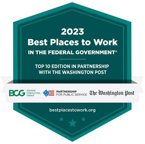 Best Places To Work In The Federal Government Washington Post