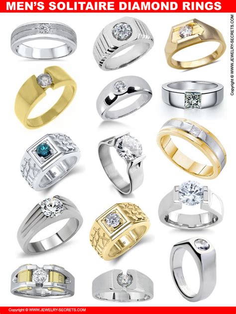 MEN’S SOLITAIRE DIAMOND RINGS – Jewelry Secrets