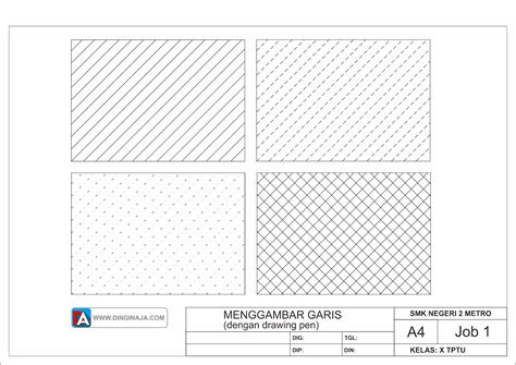 detail gambar macam macam garis koleksi nomer