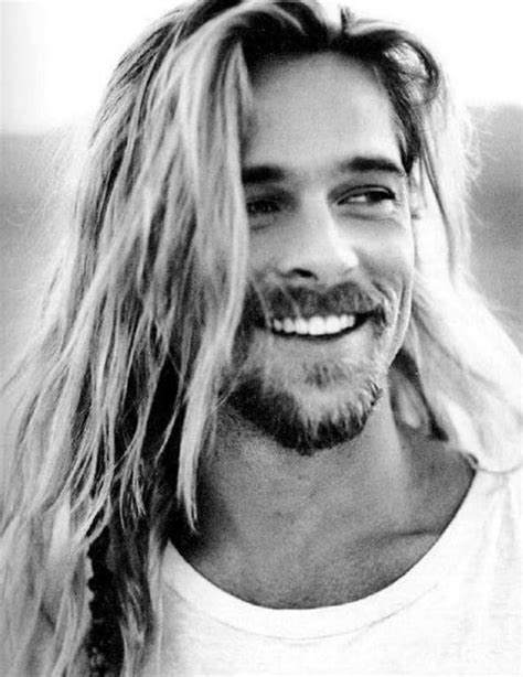 Brad Pitt With Long Hair 1994 Roldschoolcool