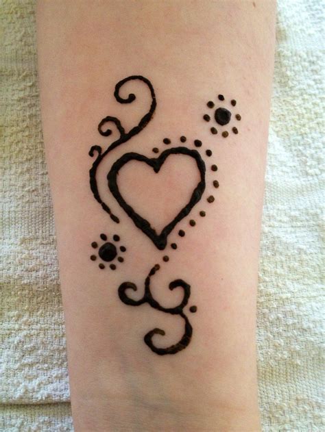 Heart Design Henna By Owl In Black17 On DeviantArt Small Henna