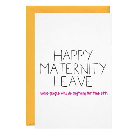 Happy Maternity Leave Wishes