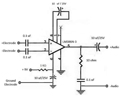 9: Schematic of the LM386 circuit. | Download Scientific Diagram