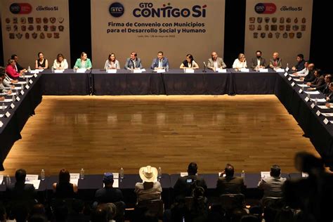 Firma Gobierno Del Estado Y Los 46 Municipios Convenio Para El