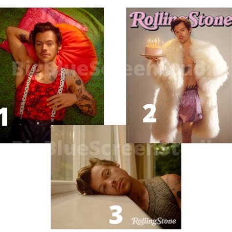 Harry Styles Rolling Stone Cover Photo Prints Magazine HSLOT - Etsy