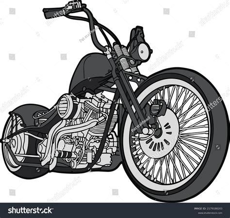 Harley Davidson Motorcycle Drawing Over 59 Royalty Free Licensable