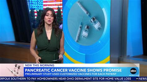 Good Morning America On Twitter Pancreatic Cancer Vaccine Shows Early