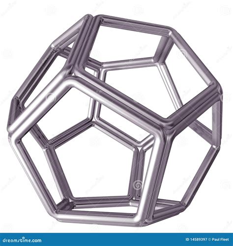 dodecahedron stock illustration illustration  pentangle