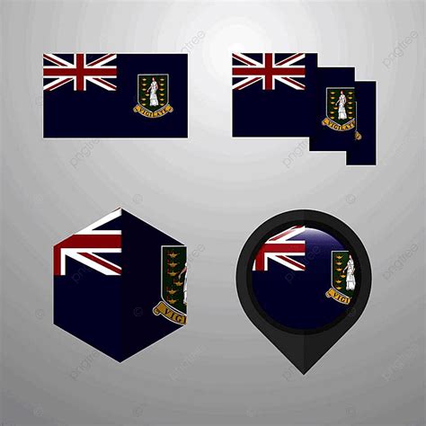 Virgin Islands Vector Design Images Virgin Islands Uk Flag Design Set