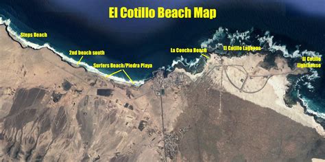 El Cotillo Beaches & lagoons - with photos, videos and map