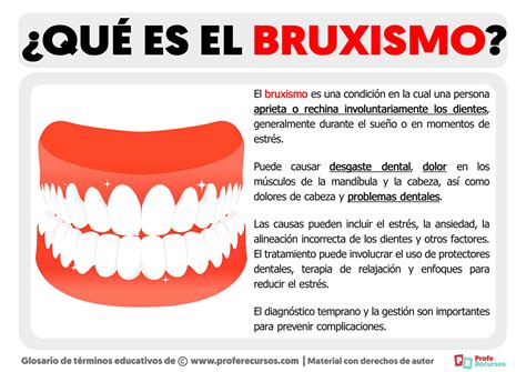 Qué es el Bruxismo Definición de Bruxismo