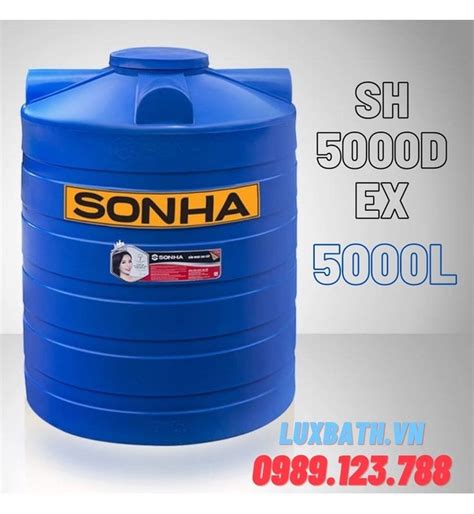 Bồn Nhựa Sơn Hà 5000l Đứng Giá Rẻ Nhất Đại Lý Cấp 1 Luxbath