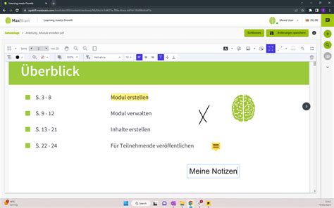 Editing PDFs MaxBrain Learning Platform