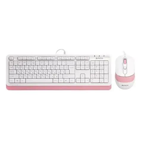 Купить Комплект клавиатура и мышь A4Tech Fstyler F1010 Pink (USB), цена ...