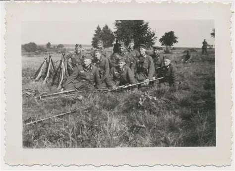 Foto Gruppe Soldaten Mit Mg Vom Infanterie Regiment I D