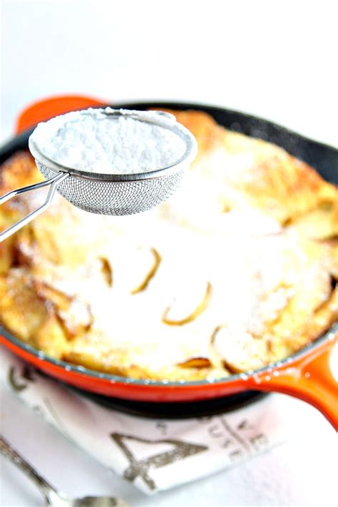 Apple Cinnamon Dutch Baby Bell Alimento