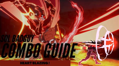 SOL BADGUY COMBO GUIDE Guilty Gear Strive YouTube