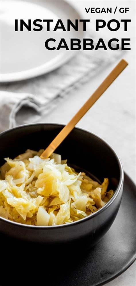 Instant Pot Cabbage Recipe Easy 4 Ingredients Real Vibrant