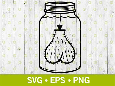 Balls In A Jar SVG Penis Cartoon Balls Svg Penis Svg Sex Svg Erotic