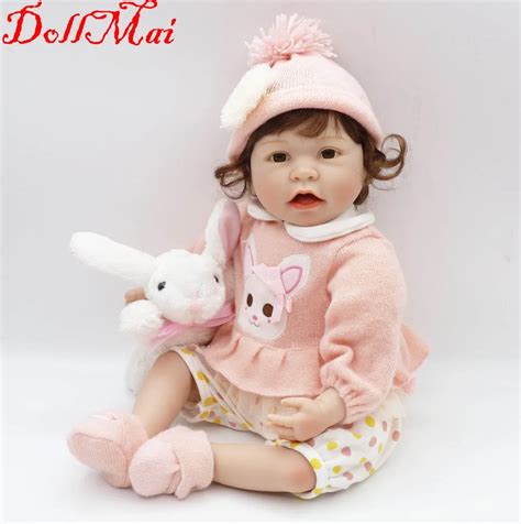 55cm Silicone Reborn Baby Dolls Baby Alive Realistic Boneca Bebe