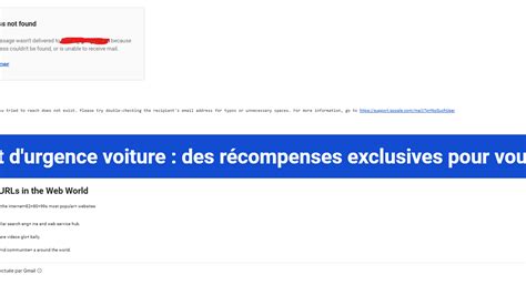 "Ce message n'a pas pu être délivré": attention à ce mail de