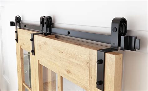 Amazon Zekoo Ft Single Track Bypass Sliding Barn Door Hardware