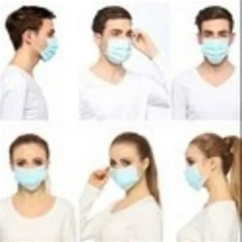 Ear Loop Mount PP Non Woven 3 Ply Face Mask At Rs 3 25 In New Delhi