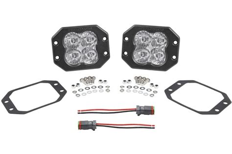 Diode Dynamics Ss3 Stage Series 3 Sport Flush Mount White Spot Led Light Pods Pair Dd6203p