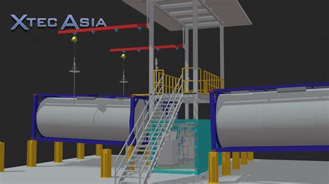 Xtec Asia Standalone Iso Tank Clean System D Model By Xtec