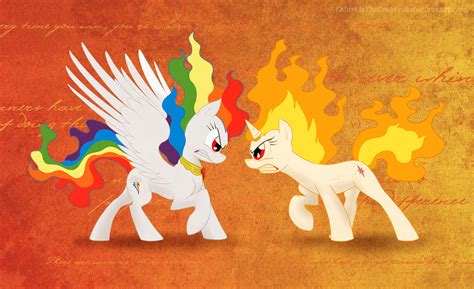 Flame Vs Fire by CelestiaTheGreatest on DeviantArt