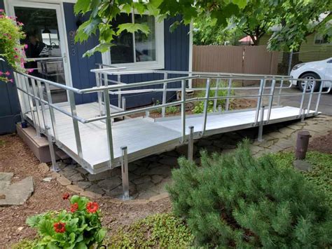 Aluminum Plank Wheelchair Ramp Installation in Lake Orion, Michigan ...