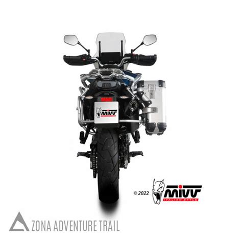 Escape MIVV Speed Edge Inox Nero CFMoto MT800 Zonaadventuretrail